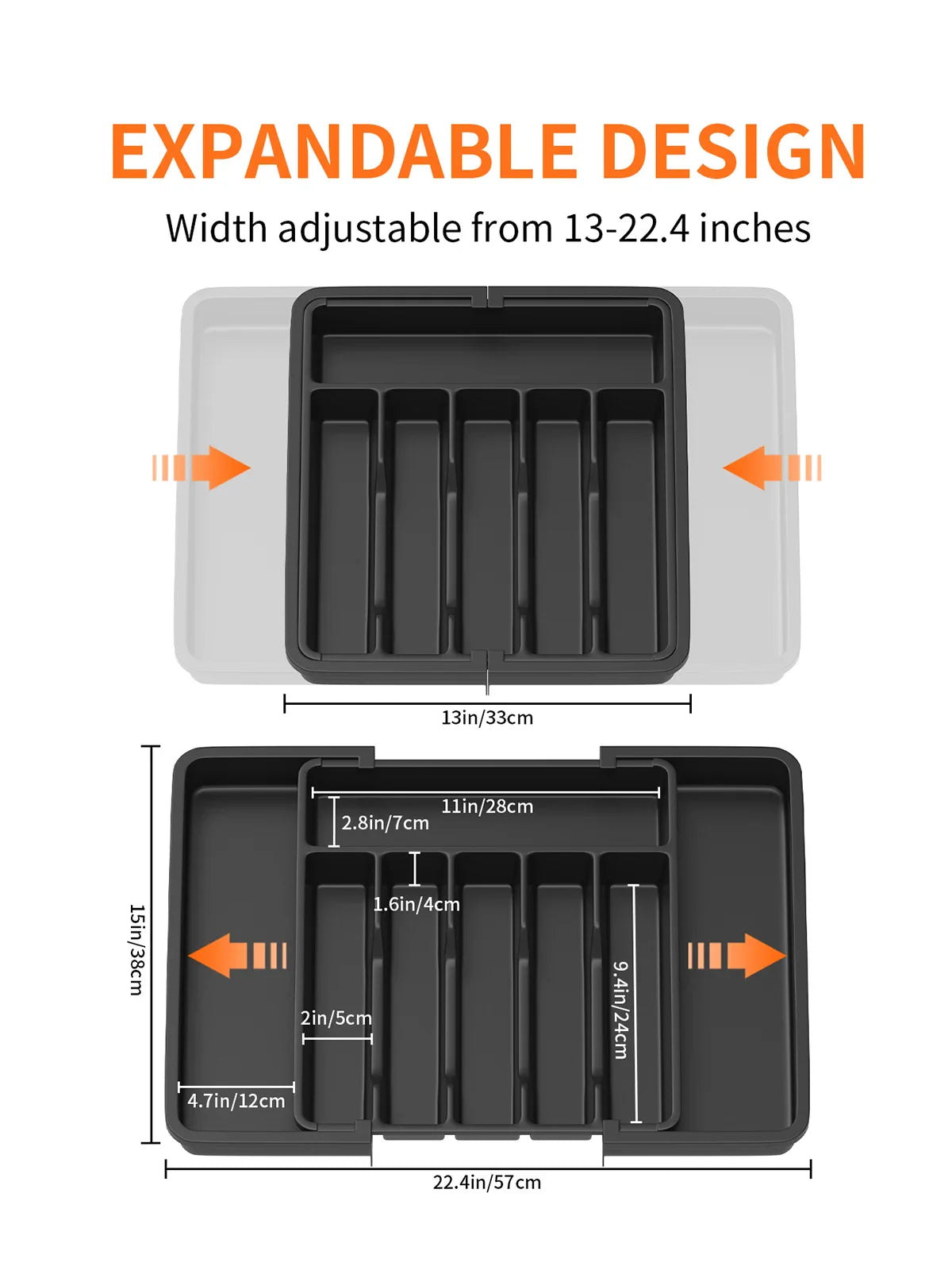 Expandable Cutlery Drawer Organiser